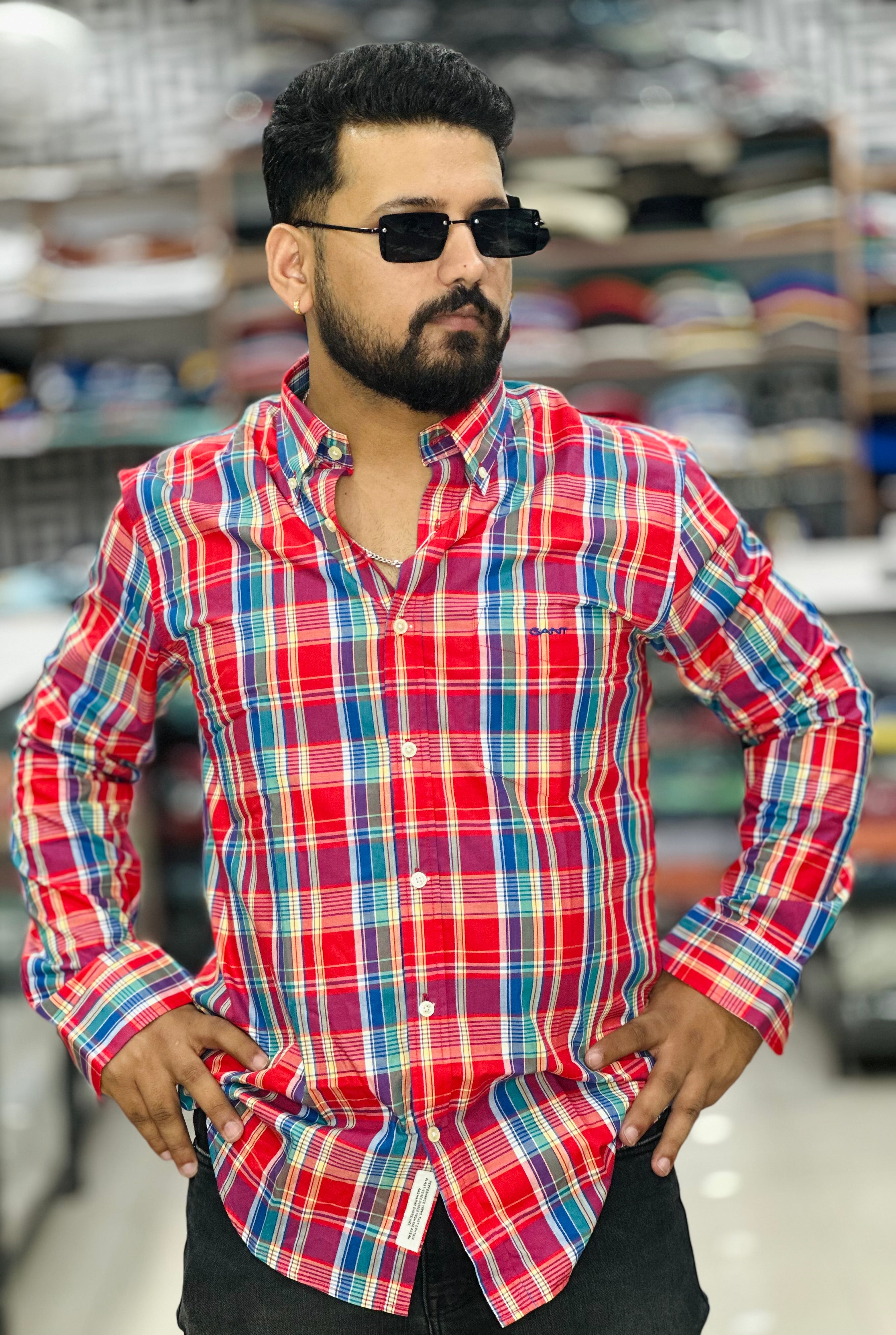 Red Checkered / S