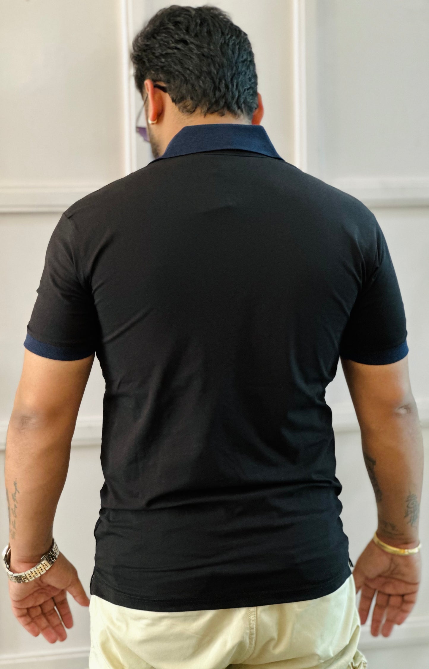 Super Combed Cotton Rich Solid Half Sleeve Polo