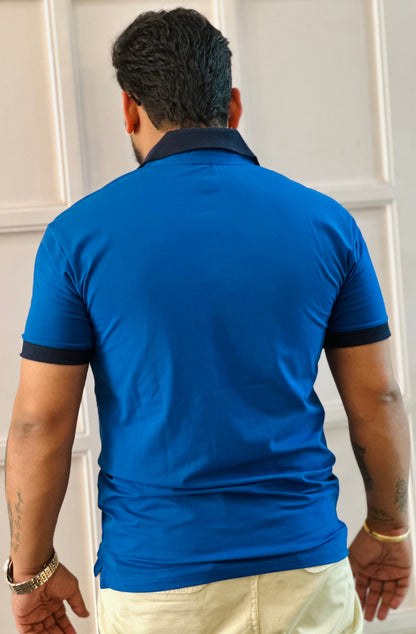 Super Combed Cotton Rich Solid Half Sleeve Polo