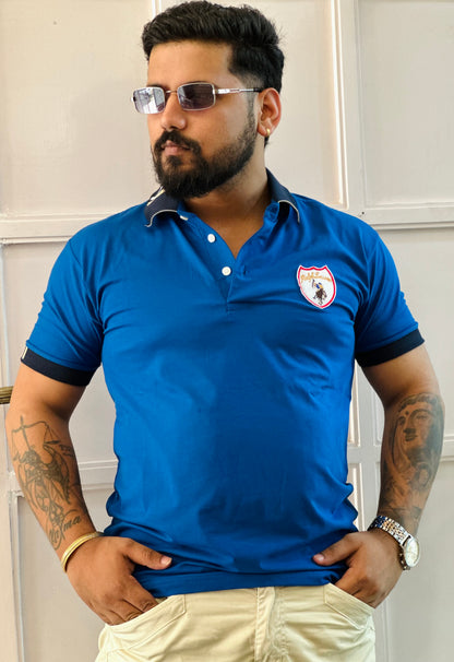 Super Combed Cotton Rich Solid Half Sleeve Polo
