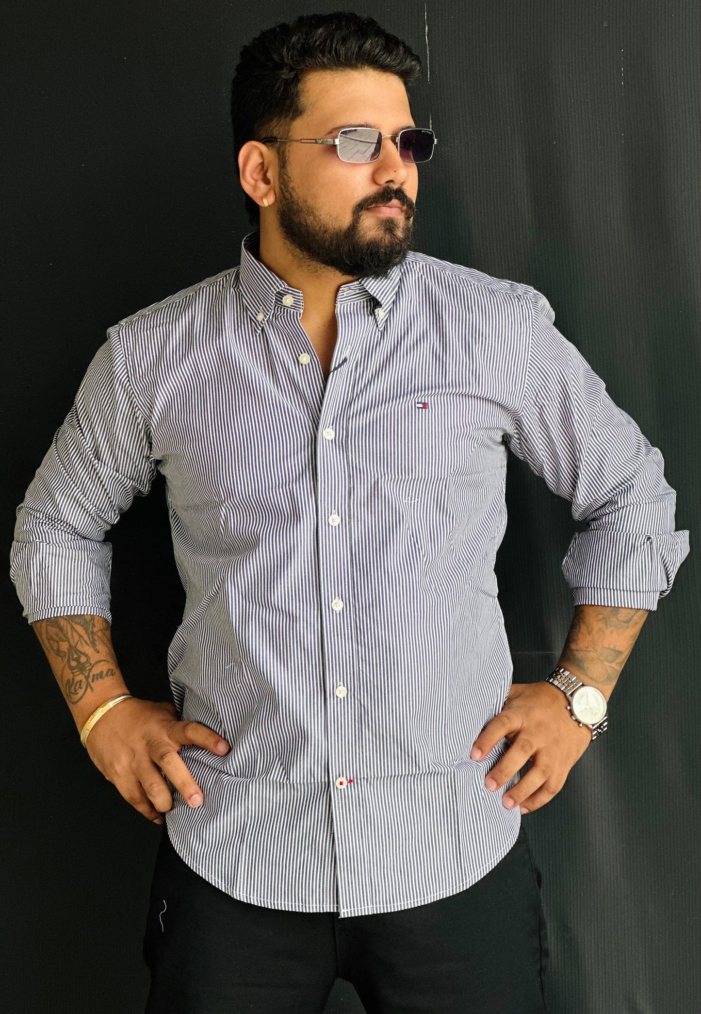 Men's Small Striped Shirt