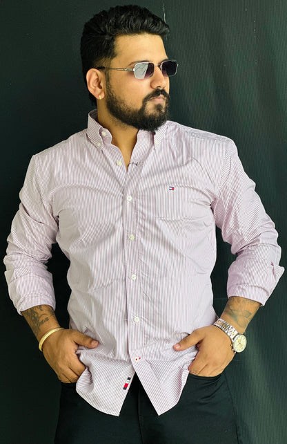 Men's Small Striped Shirt