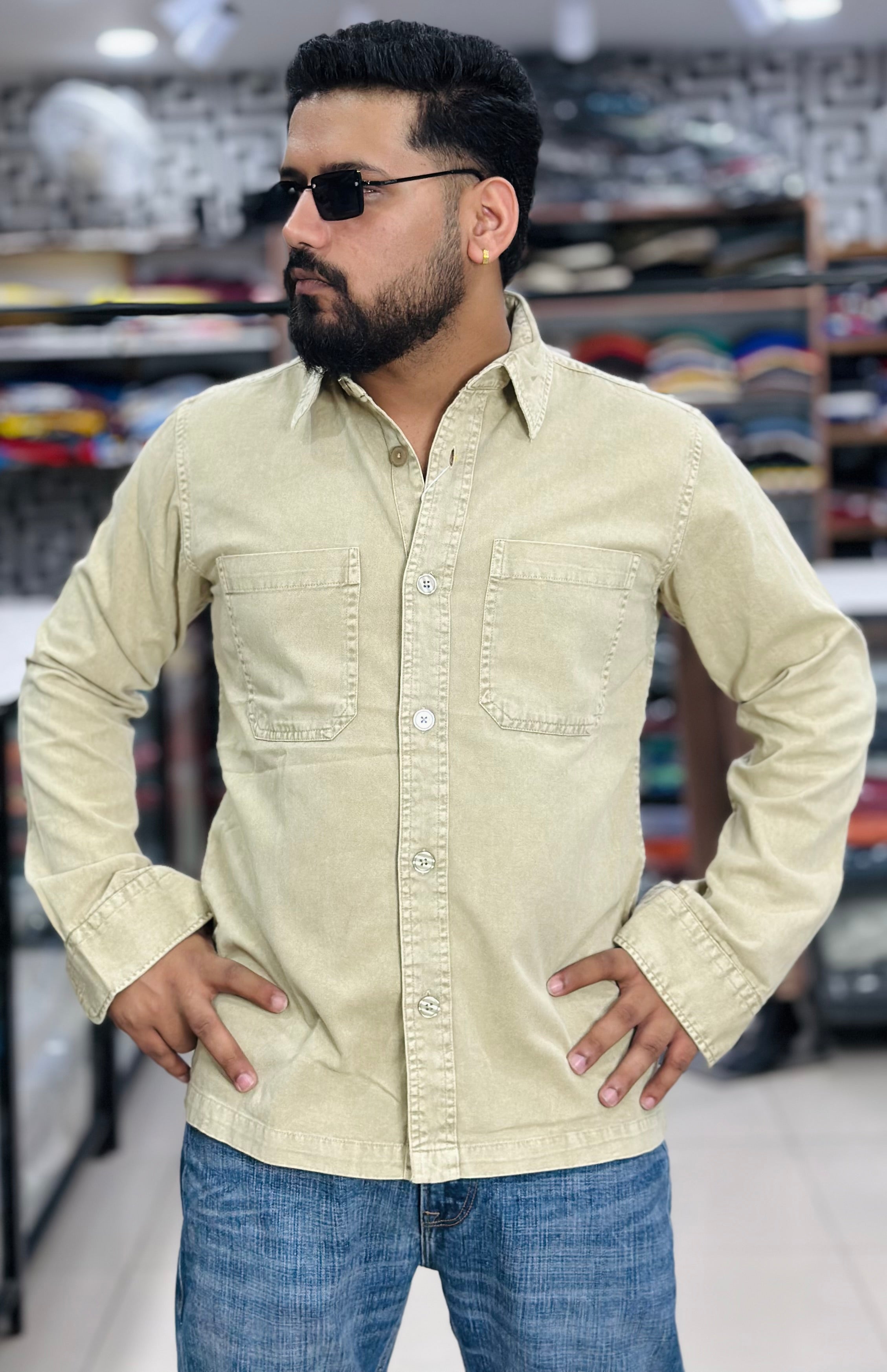 Beige / M