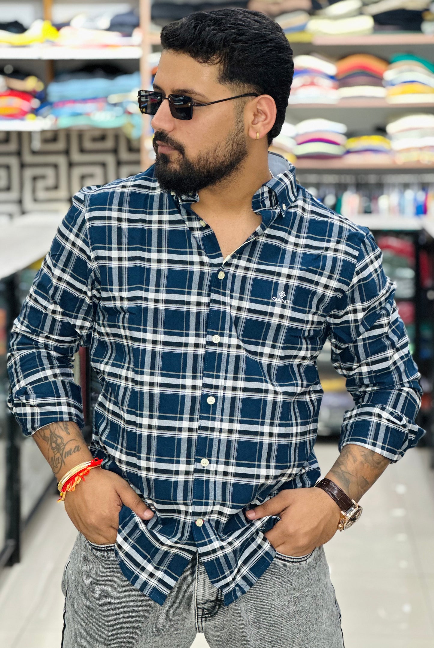 G@NT CHECK SHIRT